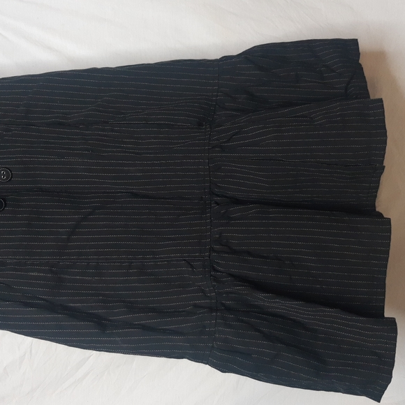 Pinstripe Le Chateau Dress with Flair bottom - Picture 5 of 5